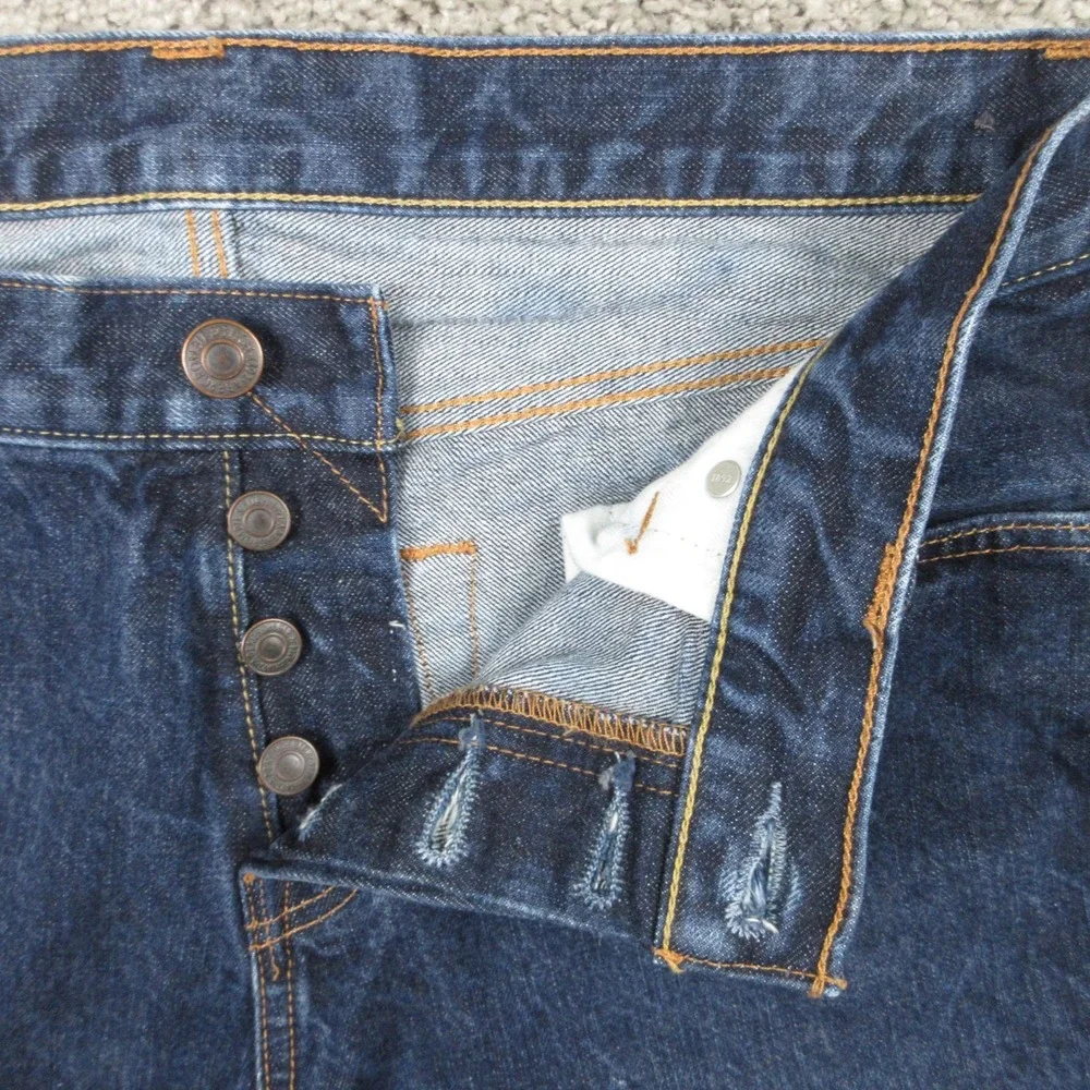 Abercrombie & Fitch Jeans Mens 34x34 Blue The A&F Slim Straight Denim Pants